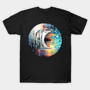 World City Circle Of Life Optimistic Fun Abstract T-Shirt